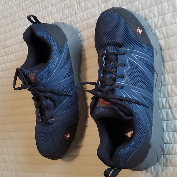 Merrell Fullbench Superlite AT Shoes, Size 13W, Blue - Picture 2 of 5